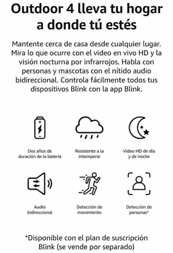 Monta tu propio sistema de vigilancia intento o externo con Blink Outdoor 4 - Imagen 4