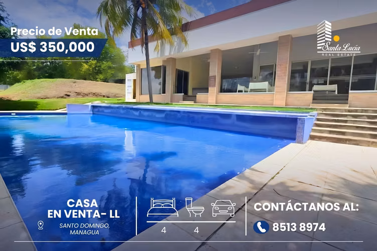  EN VENTA Casa en Estancia de Santo Domingo - LL