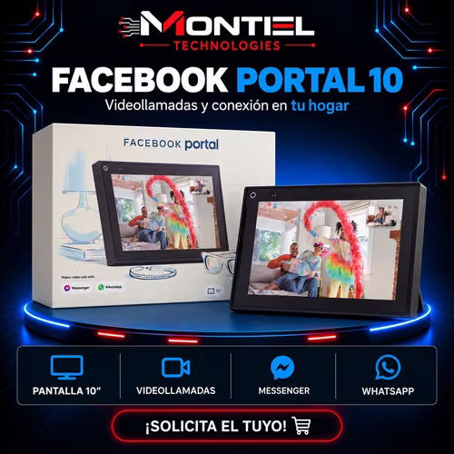 Pantalla Inteligente de 10 pulgadas Facebook Portal
