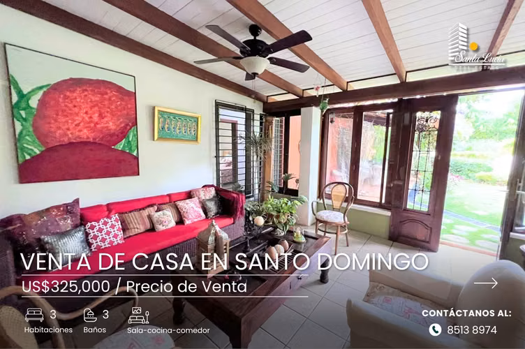  Preciosa Casa en Venta en Santo Domingo - LL