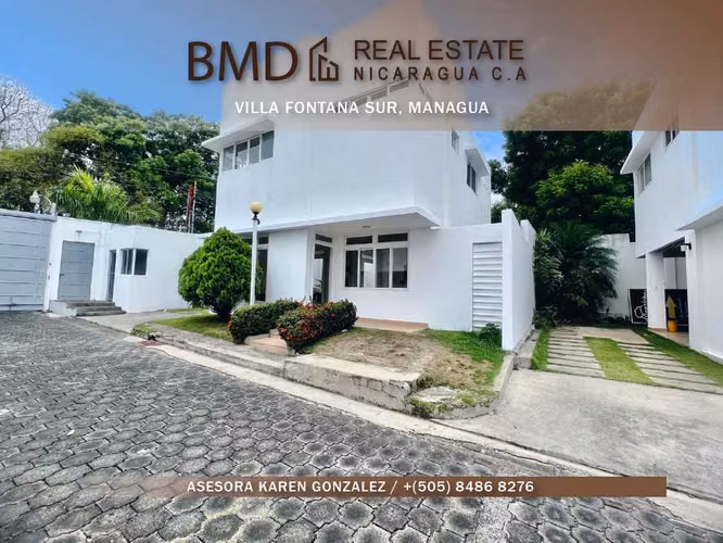 Renta de hermosa casa ubicada en Villa Fontana Sur KG
