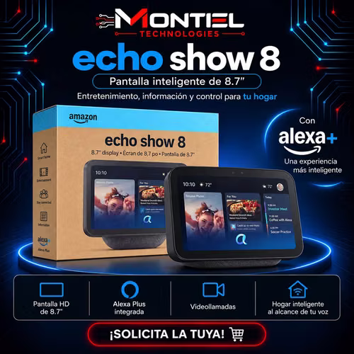 Echo Show 8 (4ta Generación) — Con Alexa Plus y AI