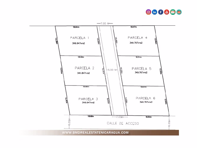 En venta exclusivos lotes de terreno ubicados en Las Colinas NG - Imagen 5