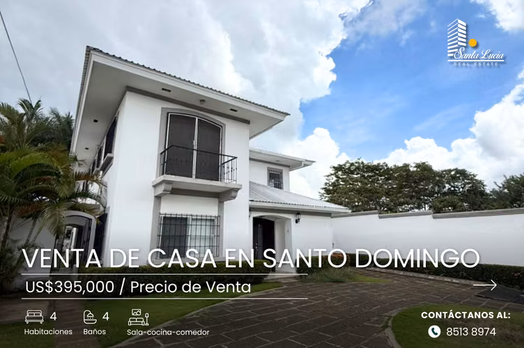  Linda Casa en La Estancia de Santo Domingo  LL