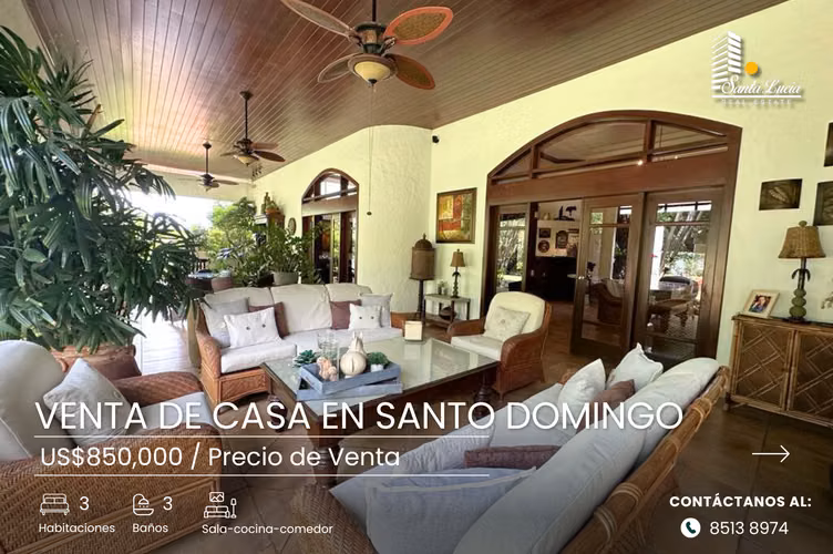 Venta de Casa en Santo Domingo – LL