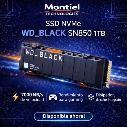 Unidad de estado sólido SSD interna para juegos con disipador de calor