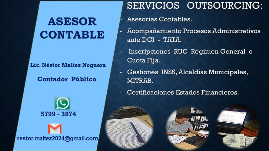 Servicios Contables  para  Empresas y Emprendedores.