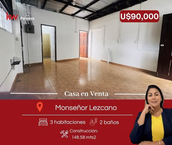 MONSEÑOR LEZCANO / U$90,000