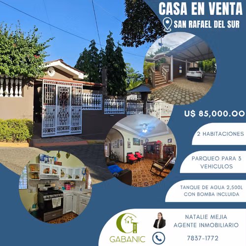 Casa amplia en San Rafael del Sur