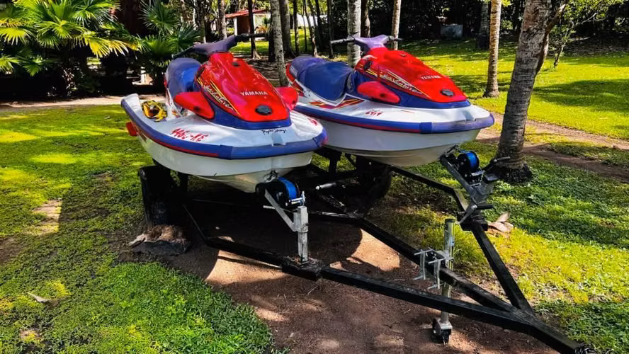 Jet Skis / motos acuáticas - 2 Yamaha 1100, Remolque doble