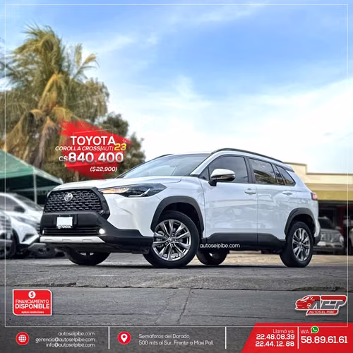 COROLLA CROSS 2023 atm SUPER NÍTIDA YA SABES LO CONFIABLES QUE SON