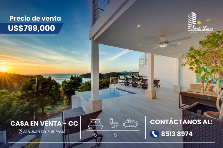 House for Sale in San Juan del Sur - CC