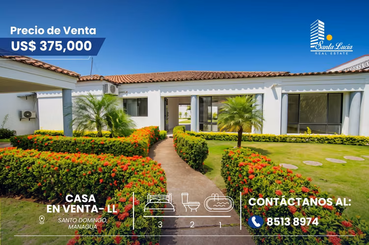 Preciosa Casa en Venta ubicada en La Estancia de Santo Domingo - LL