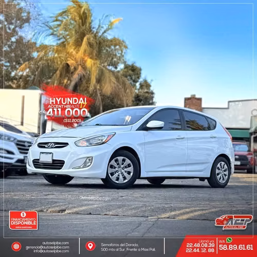 ACCENT 2017 MEC IMPECABLE HATCHBACK VEA Y COMPARE Y COMPRUEBE