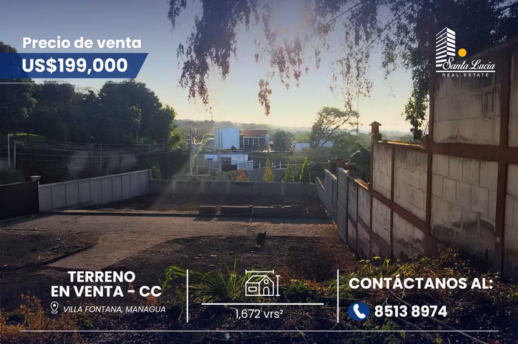 Land for Sale in Villa Fontana Sur - CC