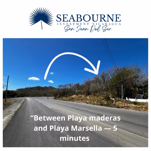 VENTA DE LOTE A 5 MINUTOS PLAYA MADERAS