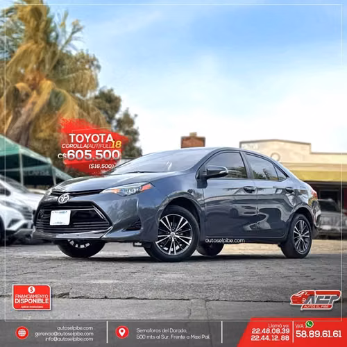 COROLLA 2018 AUTOMÁTICO FXTRS HERMOSO NADA QUE PEDIR