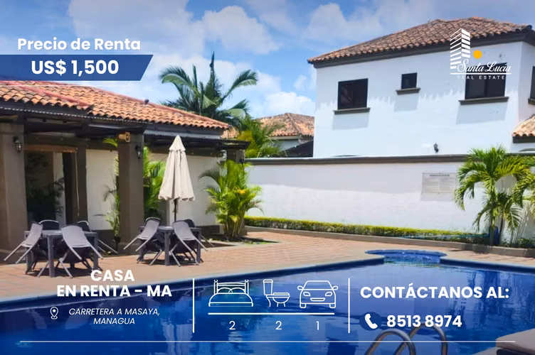 Casa amueblada en renta en Santa Mónica-MA 