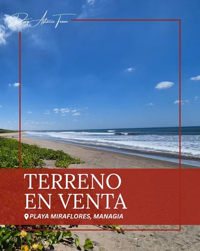 For sale! Large land in front of the sea, Managua.