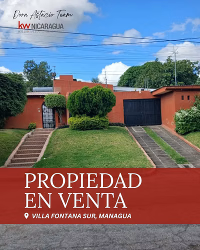 ¡En venta! Propiedad con apartamento independiente en Villa Fontana Sur, Managua. - Imagen 1