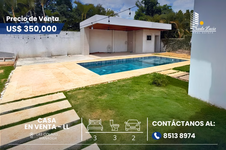 Moderna casa en venta en Las Colinas-LL 