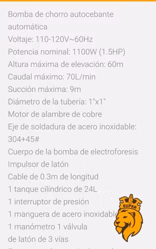 Se vende bomba de agua nueva . Precio negociable interesados