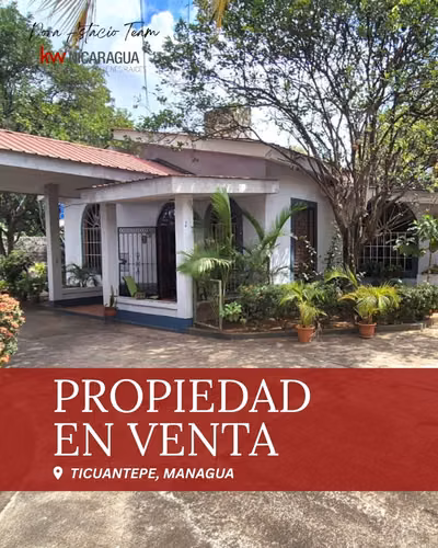 ¡En venta! Casa tipo quinta en residencial con pluma de vigilancia, Ticuantepe, Managua. - Imagen 1