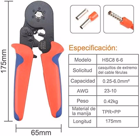 crimpadora de terminales de ferrules - Imagen 5