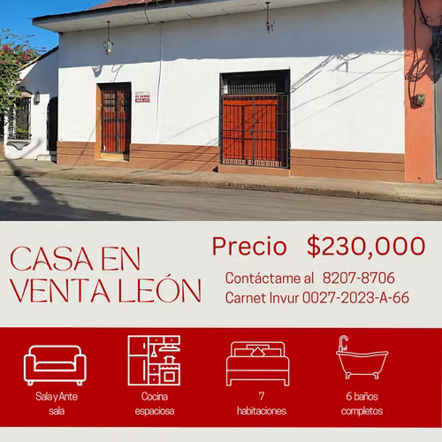 ZC- SE VENDE PROPIEDAD EN LEON
