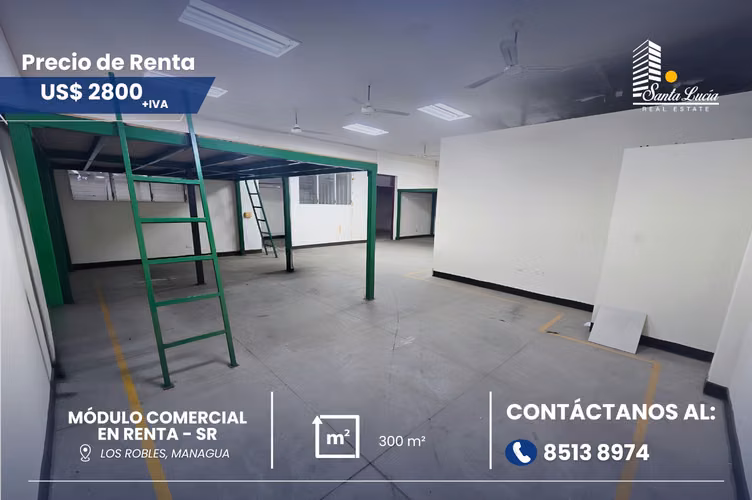 Módulo Comercial en Renta en Los Robles – SR