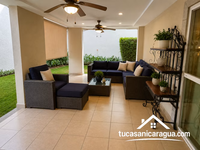 Rento casa de 5 habitaciones en las colinas con muebles
