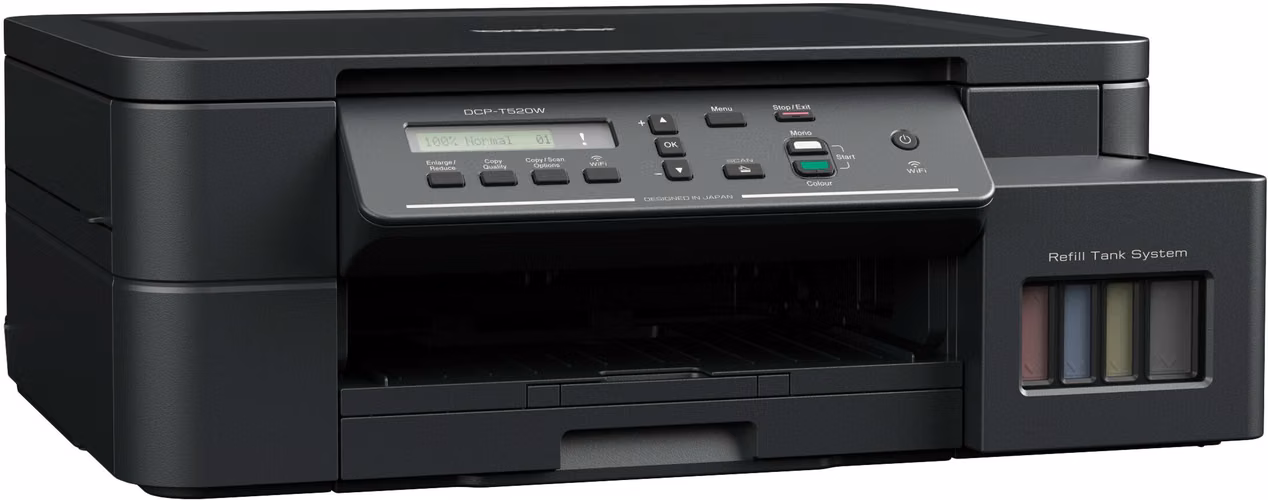 Impresora Original BROTHER DCP-T520W 3en1 (Imprimir,Copiar,Escanear) Pantalla LCD -Wifi CIS - Nueva - Imagen 5