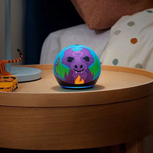 Amazon Echo Dot para Niños (edición de 5.a generación) con Alexa - Fire Dragon - Imagen 8