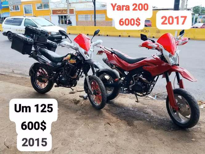 Um 125 y Yara 200 cc