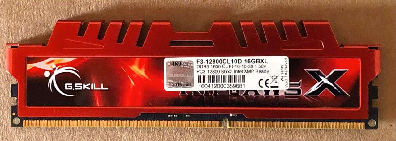Memoria RAM G.SKILL DDR3 de 8gb para PC de escritorio