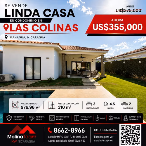 Exclusiva Casa de Lujo en Venta | Condominio en Las Colinas