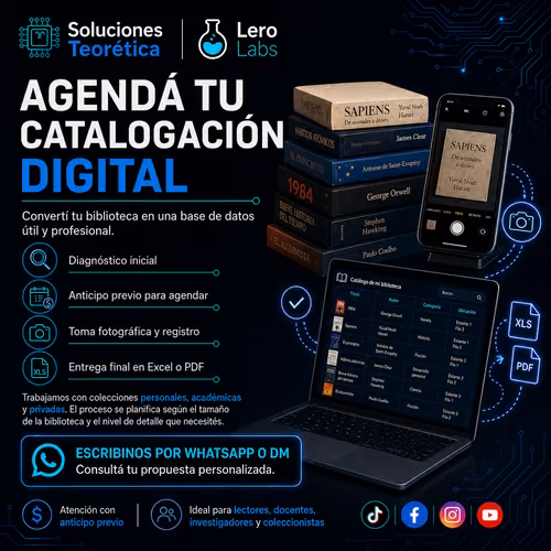 **Inventario digital y catalogación de bibliotecas personales**