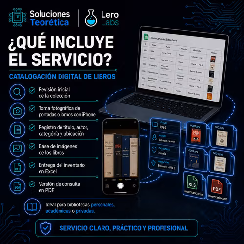 **Inventario digital y catalogación de bibliotecas personales**