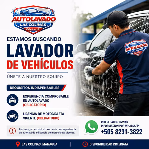 Encargado Autolavado