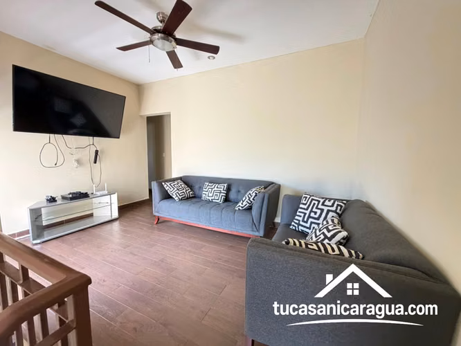 Se Renta Casa en Santo Domingo Managua en condominio
