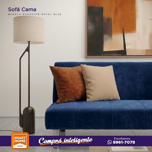 Sofa Cama Reclinable Azul