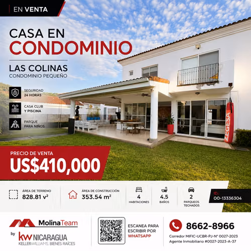 Exclusiva Casa en Venta | Condominio en Las Colinas