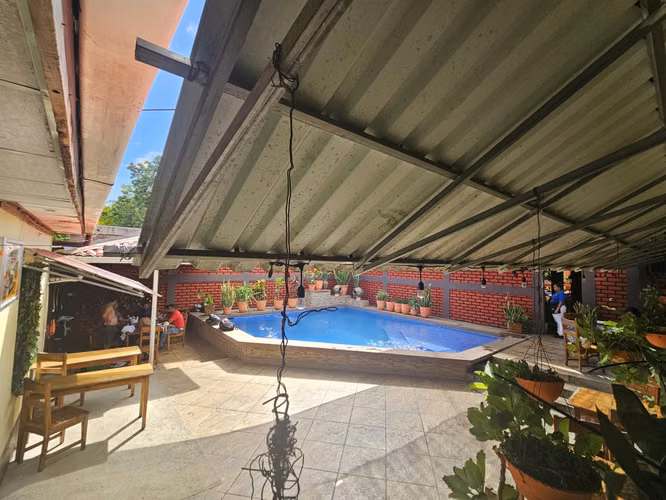 EC-Propiedad Comercial con Restaurante, Bar, Piscina y Habitaciones en Venta – San Jorge, Rivas