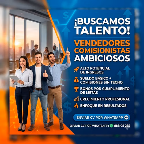 VENDEDORES COMISIONISTAS