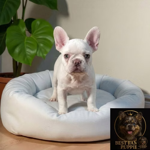 Cachorro Bulldog Francés Blanco/Isabella/Fawn Lila / French Bulldog Wh - Imagen 4