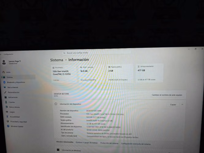 LENOVO YOGA 71 2 EN 1