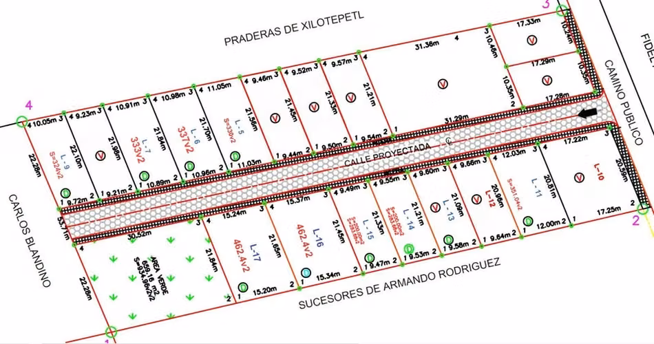 Venta de terreno Lotificación