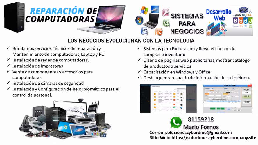 Venta y desarrollo de sistemas de escritorio y web a la medida