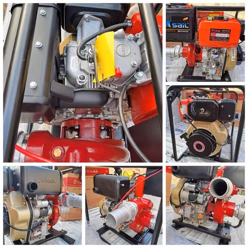 Vendo bomba de alta presion de 3x3 con motor disel
