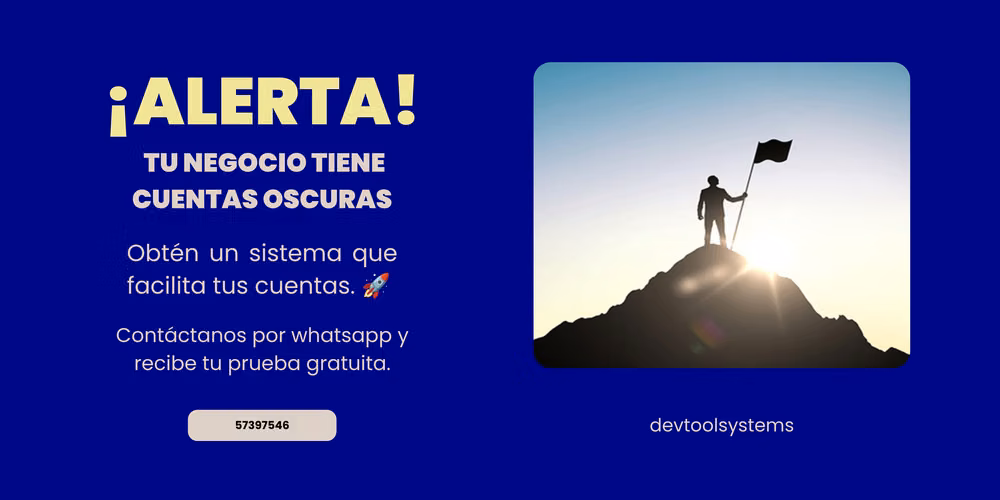 Tu negocio tiene cuentas oscuras.